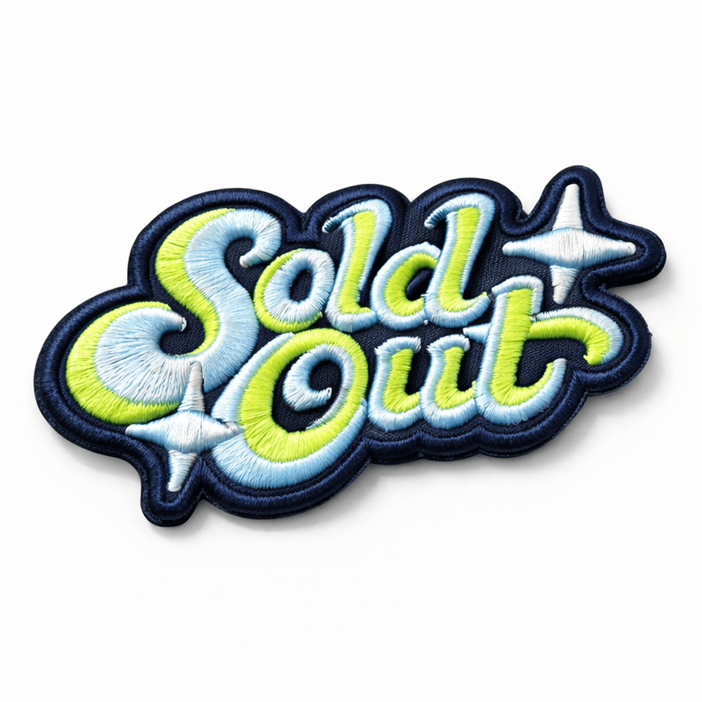 Glow 3D Embroidery Patch